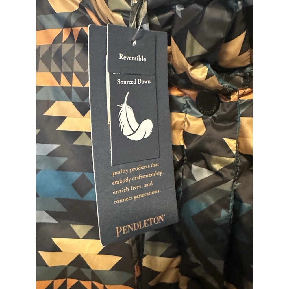 Pendleton Women's Bitterroot Reversible Duck Down Jacket Women's Size L NWT - Picture 6 of 10